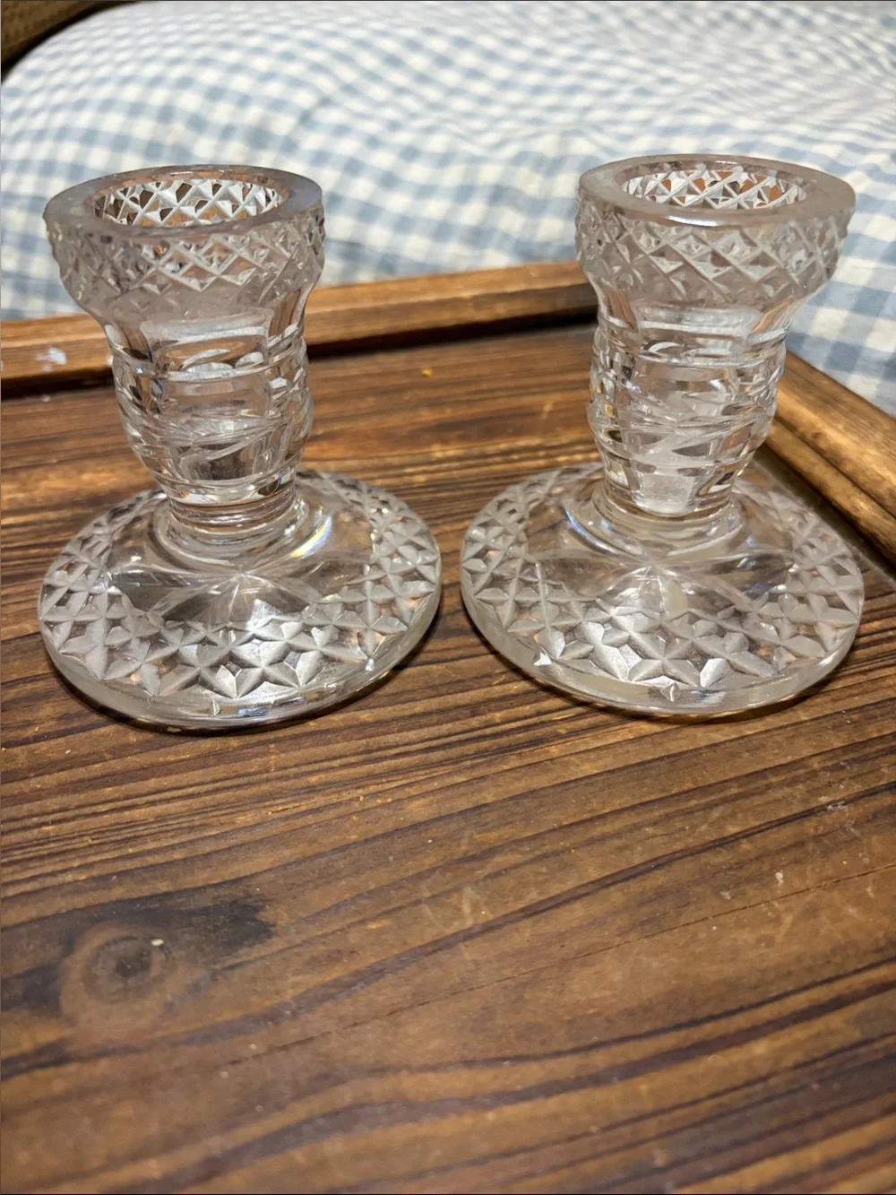 Waterford Crystal candlestick holders (set of 2)